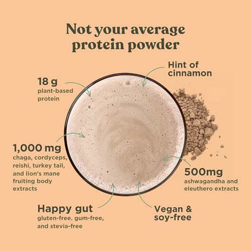 Four Sigmatic Organic Plant-Based Protein Powder Unflavored Protein with Lion’s Mane Four Sigmatic Au supplements