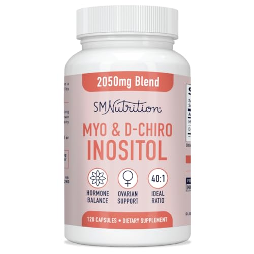 Myo-Inositol & D-Chiro Inositol | Hormone Balance for Women | Ideal 40:1 Ratio | Myo Inosit SMNutrition Au supplements