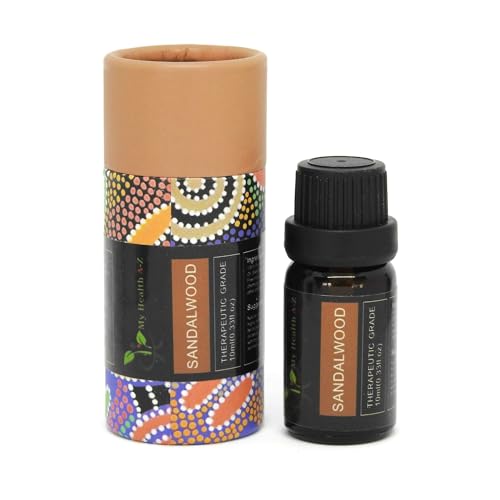 My Health A-Z Sandalwood Essential Oil, Organic 10ml (Santalum Album) Extracted My Health A-Z Au supplements