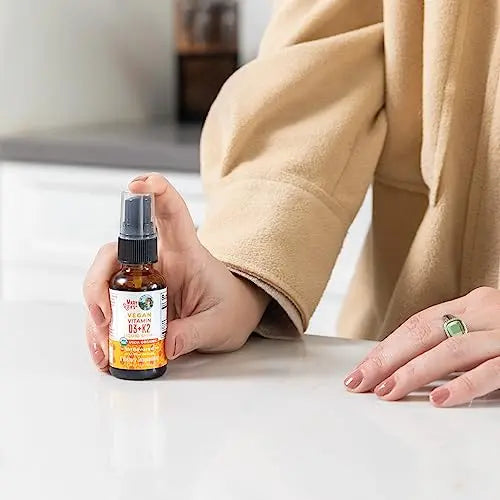 MaryRuth's Organic D3 + K2 Spray for Adults & Kids for Bone Health | Vitamin D3 as Cholecalciferol | Vitamin K2 | Immunity | Mineral Absorption | Heart Health | Vegan | Non-GMO | Gluten Free | 1 Fl Oz MARYRUTH'S Au supplements