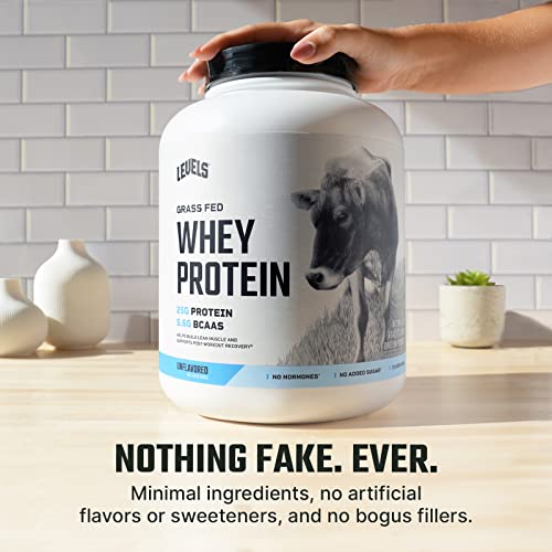Levels Grass Fed 100% Whey Protein, No Hormones, Unflavored, 5LB Levels Nutrition Au supplements