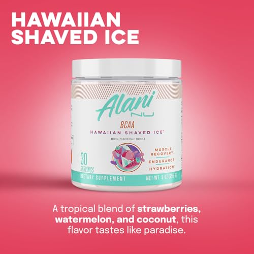 Alani Nu Breezeberry Pre Workout and BCAA Hawaiian Shaved Ice Post Workout Powder Alani Nu Au supplements