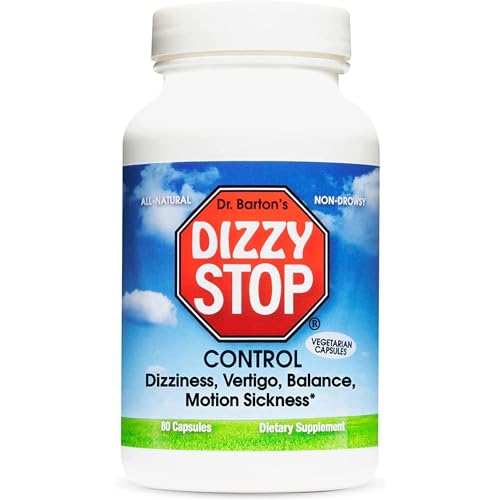 Dizzy Stop Dr. Barton’s All-Natural Vertigo Comfort, Inner Ear Balance Supp Dizzy Stop Au supplements