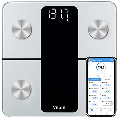 Vitafit Smart Scales for Body Weight and Fat Percentage, Weighing Professional Since 2001 Vitafit Au supplements