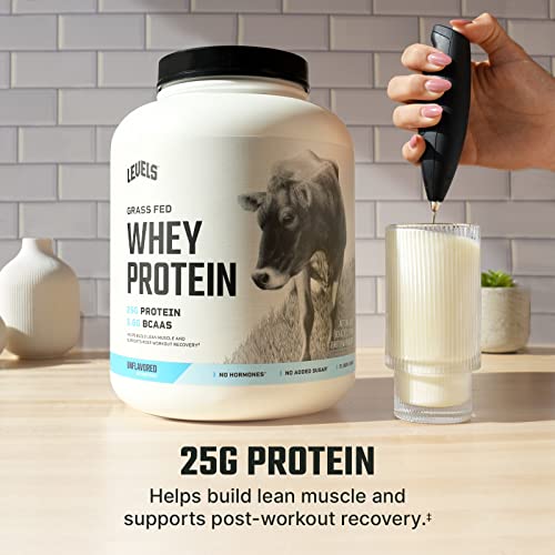 Levels Grass Fed 100% Whey Protein, No Hormones, Unflavored, 5LB Levels Nutrition Au supplements
