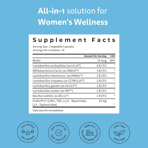 Happy v Dr. Formulated Vaginal Probiotics for Women, Clinically Proven Womens Probiotic Happy v Au supplements