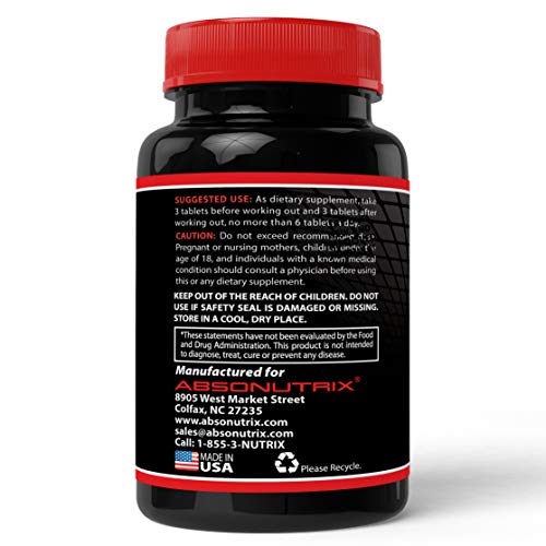 Absonutrix Xtreme Power Formula Nitric Oxide Blend 120 Tablets Absonutrix Xtreme Power Formula Au supplements