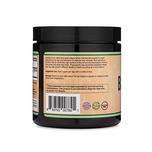 Blue Spirulina Powder - Maximum 35% Phycocyanin Content, Superfood Powder from Blue Double Wood Supplements Au supplements