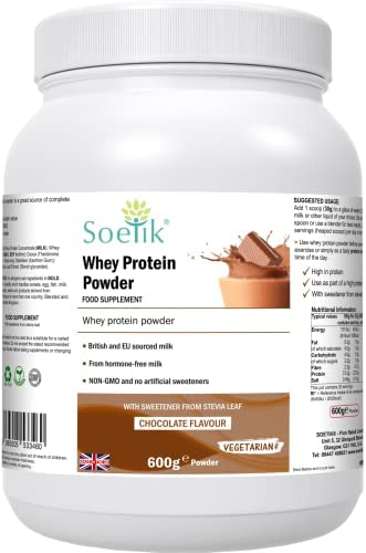 Soetik Whey Protein Powder (Chocolate Flavour) 600g Soetik Au supplements
