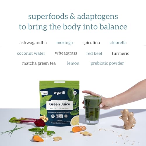 Organifi Green Juice - Organic Superfood Powder - 90-Day Supply - Organic Vegan Greens Organifi Au supplements