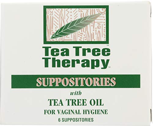 Tea Tree Therapy Vaginal Suppositories with Oil, 6 Count, White Tea Tree Therapy Au supplements