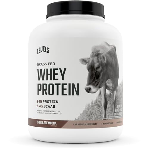 Levels Grass Fed 100% Whey Protein, No Hormones, Chocolate Mocha, 5LB Levels Nutrition Au supplements