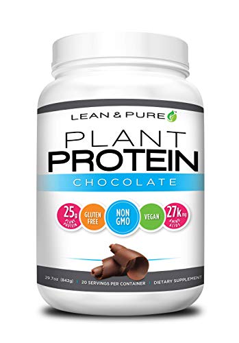 Lean & Pure Plant Protein, 25g of Protein, Non GMO, Vegan, Gluten Free. Low Carb, 842g Olympian Labs Au supplements