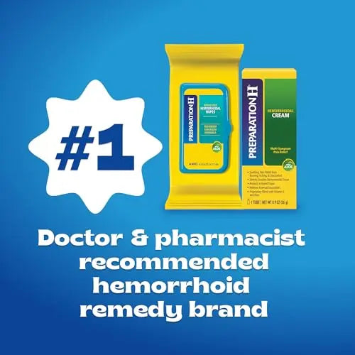 Preparation H Hemorrhoid Symptom Treatment Cream (0.9 Ounce Tube), Maximum Strength Multi-Symptom Pain Relief with Aloe Preparation H Au supplements