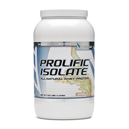 G6 Sports Nutrition Prolific Isolate All Natural Whey Protein Isolate Gluten Free, Lactose G6 Sports Au supplements