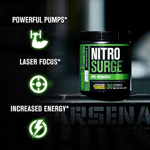 Jacked Factory Nitrosurge Pre Workout, N.O. XT Nitric Oxide Supplement & Build-XT Daily Jacked Factory Au supplements