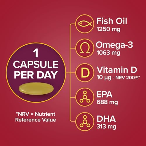 Seven Seas Omega-3 Fish Oil, Max Strength, Omega 3 + Vitamin D For Whole Body Health Seven Seas Au supplements