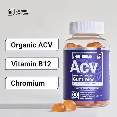 Essential Elements Zero-Sugar ACV Apple Cider Vinegar Gummies from “The Mother” Essential Elements Au supplements