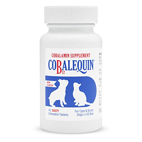 Nutramax Cobalequin B12 Supplement for Cats and Small Dogs, 45 Count (Pack of 1) Nutramax Laboratories Au supplements