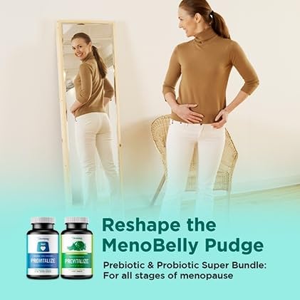BB Company Slim Gut Bundle | Menopause Prebiotics and Probiotics for Women | Gut Vitamins for Digestive Health | Supports Joint Health & Sexy Midsection | Provitalize & Previtalize | 30 Day Supply BB Company Au supplements