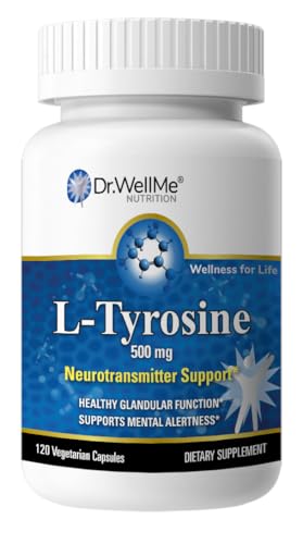 Dr.WellMe L-Tyrosine 500mg Capsules, Dietary supplements-120 Capsules DR WELLME NUTRITION Au supplements
