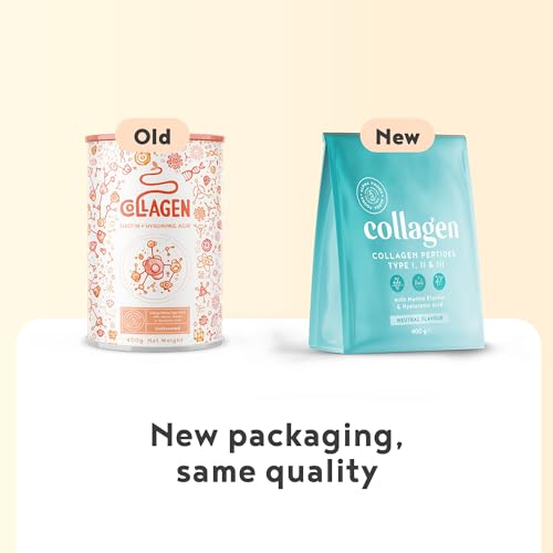 Collagen Powder with Hyaluronic Acid 400g - Collagen Peptides Supplement + Amino Acids Alpha Foods Au supplements