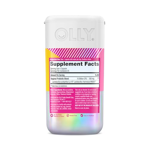 OLLY Happy Hoo-Ha Capsules, Probiotic for Women, Vaginal Health and pH OLLY Au supplements