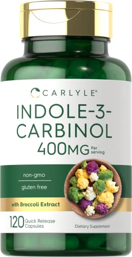 Carlyle Indole-3-Carbinol (I3C) 400mg | 120 Capsules | Advanced Formula Carlyle Au supplements