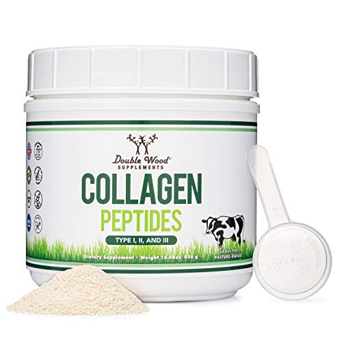 Collagen Peptides Powder - Hydrolyzed Collagen, Keto Safe - 16.08oz - Multi Type 1, 2 Double Wood Supplements Au supplements