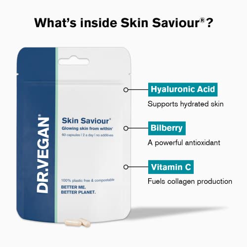 DR.VEGAN Skin Saviour | Fuel Collagen Naturally | Collagen Alternative | 60 Capsules dr vegan Au supplements