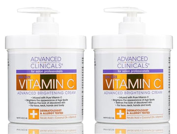 Advanced Clinicals Vitamin C Face & Body Cream Moisturizing Skin Care Lotion, Anti Advanced Clinicals Au supplements