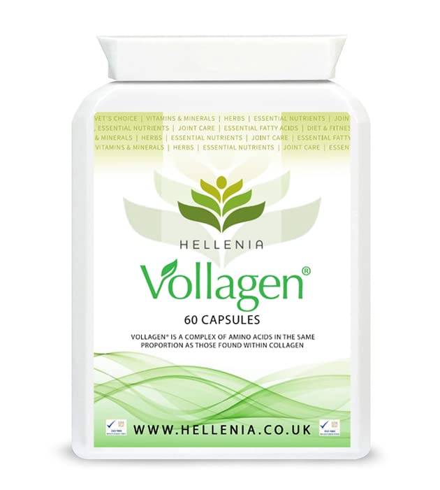 Hellenia Vollagen 500mg - 60 Capsules - Vegan Collagen Hellenia Au supplements