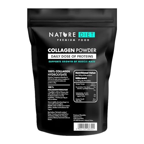 Nature Diet - Collagen Powder 600 g | Hydrolysate | Unflavored | Collagen Peptides | Source of Protein Nature Diet Au supplements