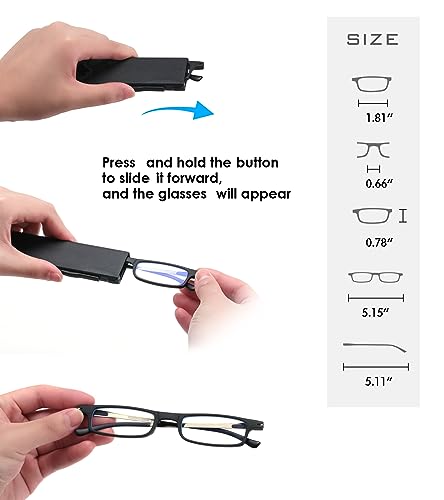SKYOAK Ultra thin Lightweight Folding Reading Glasses Women Men TR90 Blue Light Blocking SKYOAK Au supplements