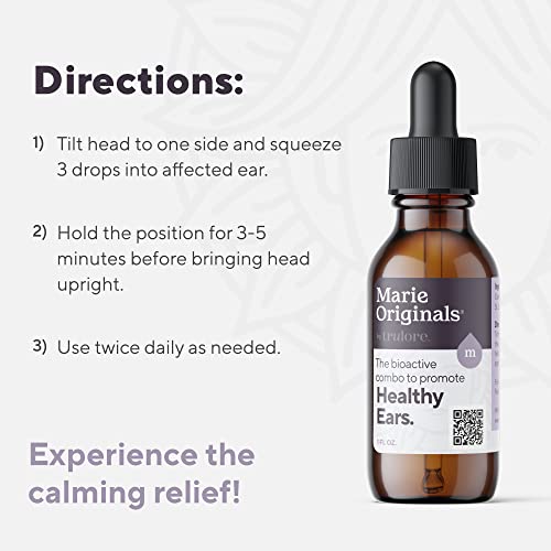 Organic Ear Oil for Earache Irritation, All Natural Eardrops for Infection Marie Originals Au supplements