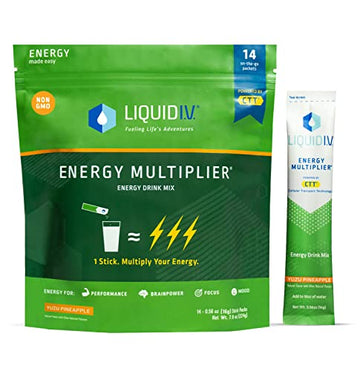 Liquid I.V. Hydration + Energy Multiplier - Yuzu Pineapple - Hydration Powder Liquid I.V. Au supplements