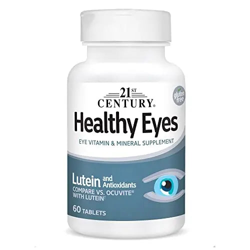 21st Century Healthy Eyes with Lutein Tablets, 60 Count, White (27452) 21st CenturyAU supplements