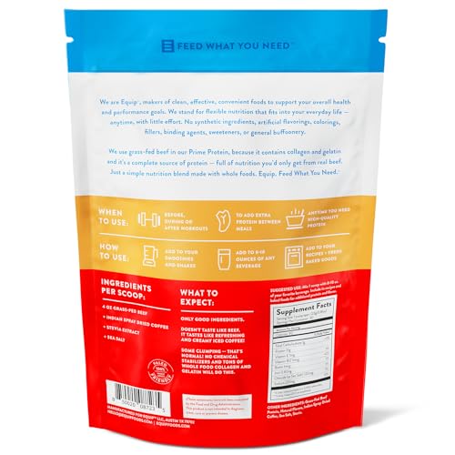 Equip Foods Prime Protein - Grass Fed Beef Protein Powder Isolate - Paleo and Keto Equip Au supplements