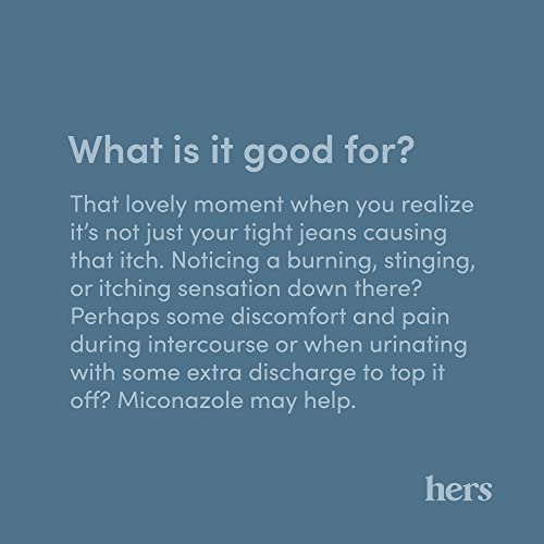 Hers Miconazole 3 Day Yeast Infection Treatment - Treats Vaginal Itching, Burning, Discharge HIMS & HERS Au supplements