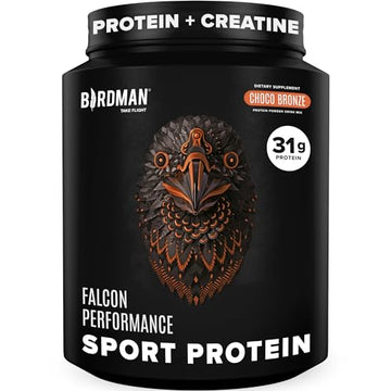 Birdman Falcon Performance Vegan Protein Powder, 31g Protein, 5g Creatine, 5g BCAA BIRDMAN Au supplements