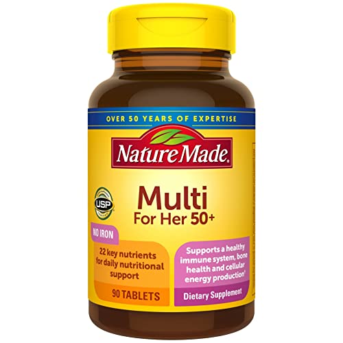 Nature Made Multivitamin For Her 50+ with No Iron, Womens Multivitamin for Daily Nutrition Nature Made Au supplements