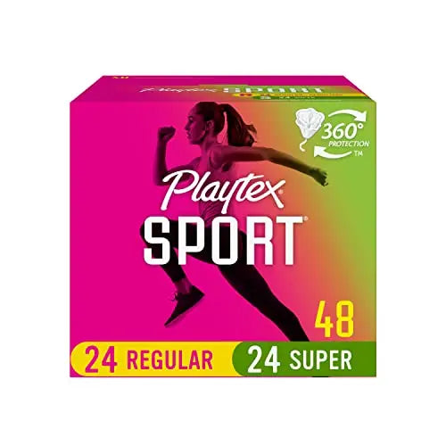 Playtex Sport Tampons, Multipack (24ct Regular/24ct Super Absorbency) PLAYTEXAU supplements