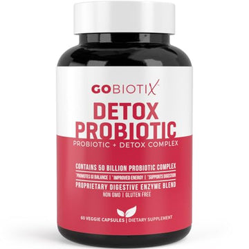 GOBIOTIX Detox Probiotic Supplement with Digestive Enzymes, Milk Thistle, Turmeric GOBIOTIX Au supplements