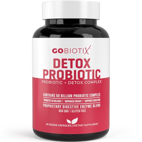 GOBIOTIX Detox Probiotic Supplement with Digestive Enzymes, Milk Thistle, Turmeric GOBIOTIX Au supplements