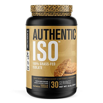 Authentic ISO Grass Fed Whey Protein Isolate Powder - Low Carb, Non-GMO Muscle Jacked Factory Au supplements