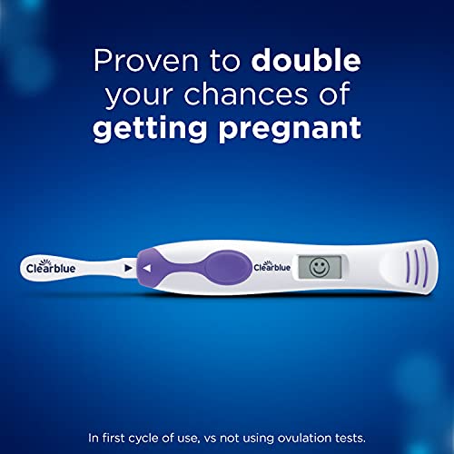 Clearblue Connected Ovulation Test System featuring Bluetooth connectivity and Advanced Clearblue Au supplements