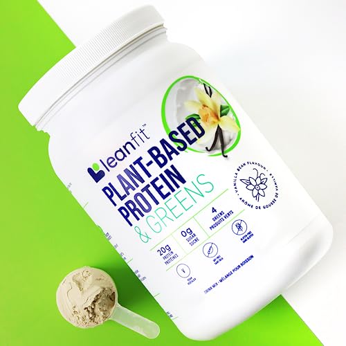 LeanFit Plant-Based Protein & Greens Natural Vanilla – 20g Plant Protein + 4 Leafy Greens LeanFit Au supplements