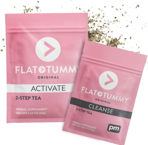 Flat Tummy Tea – 2-step, 4 Week Program – Detox Tea to Boost Energy & Reduce Bloating Flat Tummy Tea Au supplements