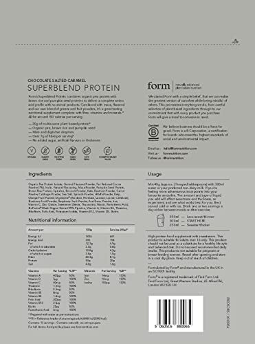 Form Superblend Protein - Vegan Protein Powder with Superfoods, Vitamins and Minerals Form Au supplements
