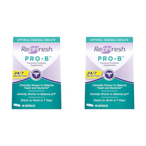 Rephresh Pro-B Probiotic Supplement for Women, 30 Oral Capsules (Pack of 2) Rephresh Au supplements